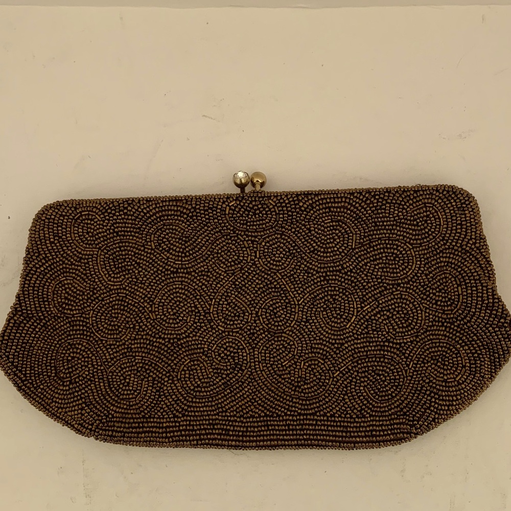 Vintage beaded clutch purse